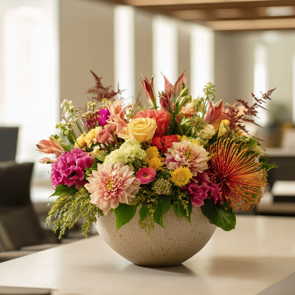 aranžmá na recepci